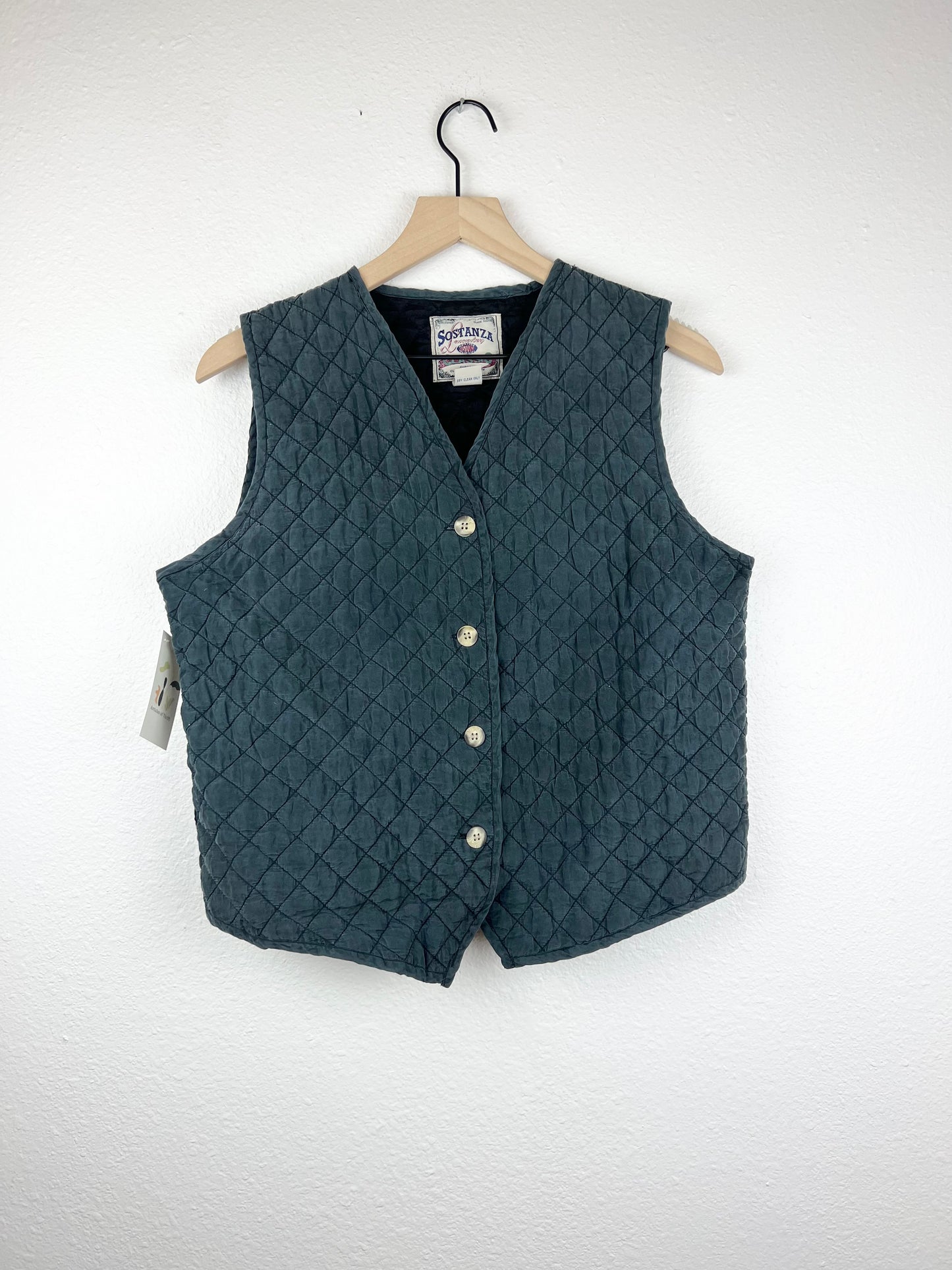 Insulated Silk Quilt Vest