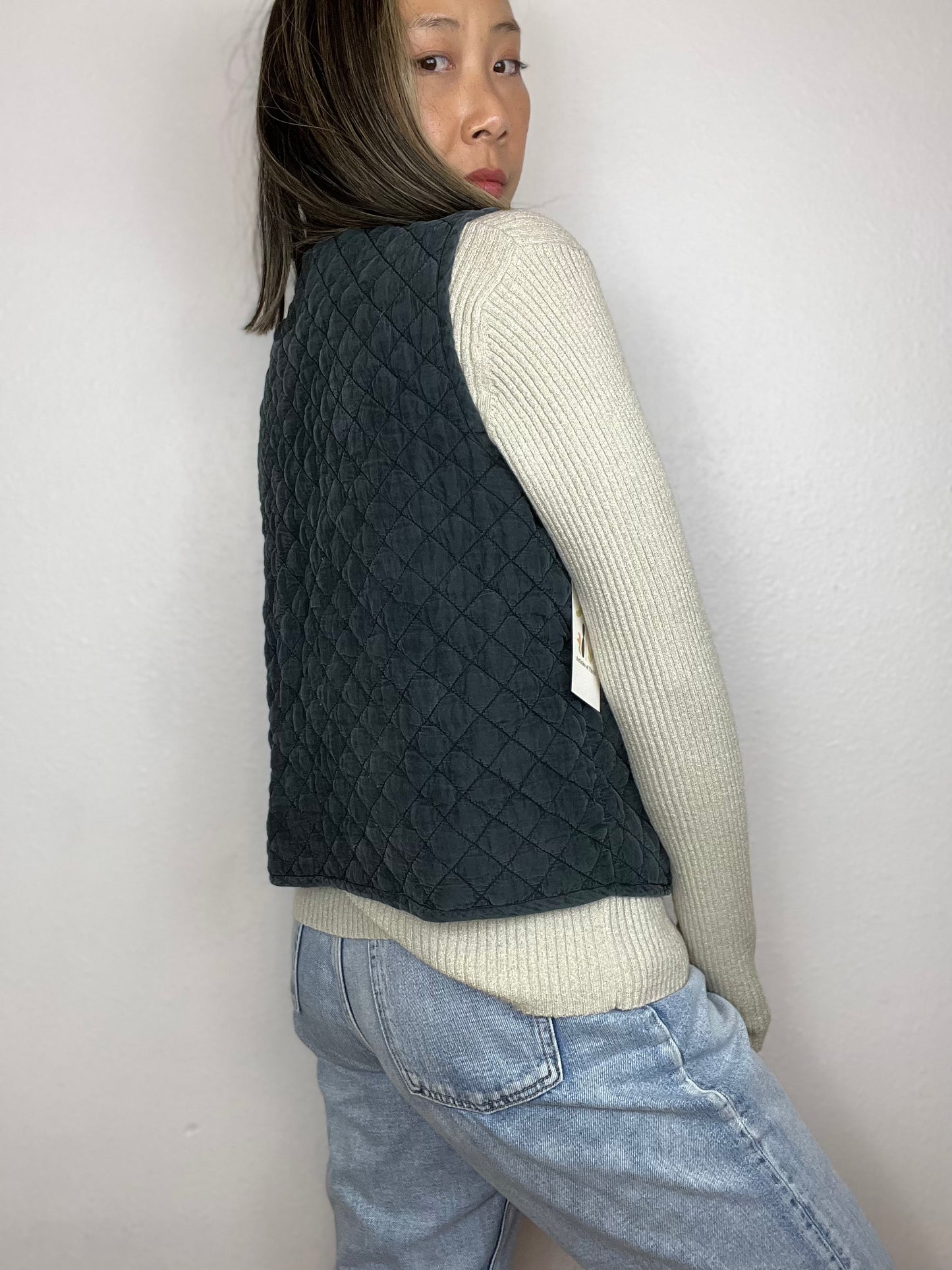 Insulated Silk Quilt Vest