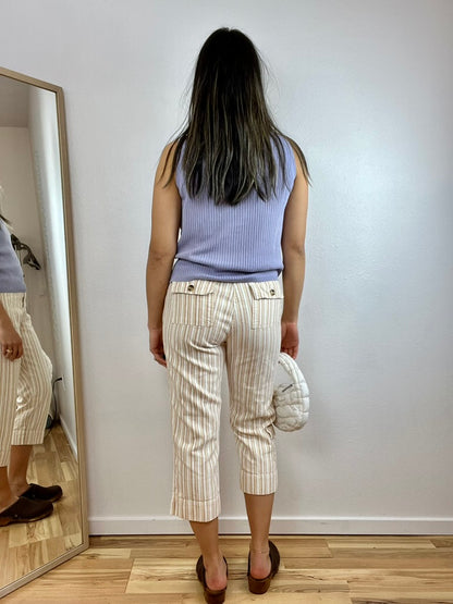 RIBBED LILAC SLEEVELESS TOP