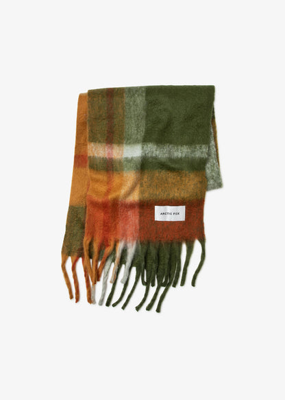 SCARF- MOSSY SPRING CHECK