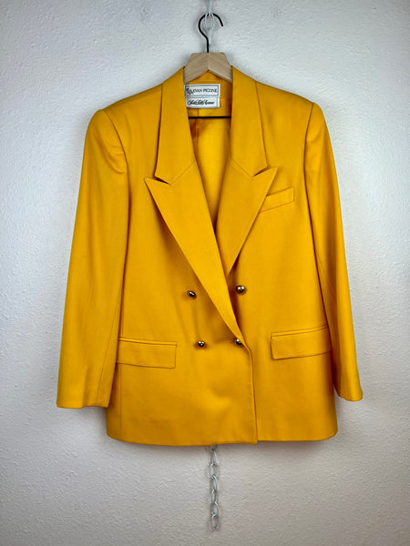 DOUBLE BREASTED GOLDENROD BLAZER