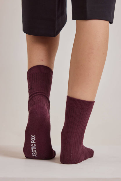 THE EVERYDAY SOCK- PLUM