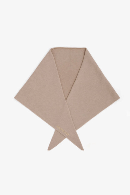 TRIANGLE SCARF - SOFT TAUPE