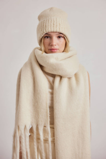 BEANIE- PEBBLE BEIGE