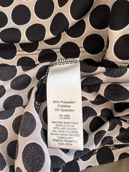 POLKA DOT SHORT SLEEVE BUTTON DOWN