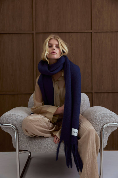 SCARF- MIDNIGHT BLUE