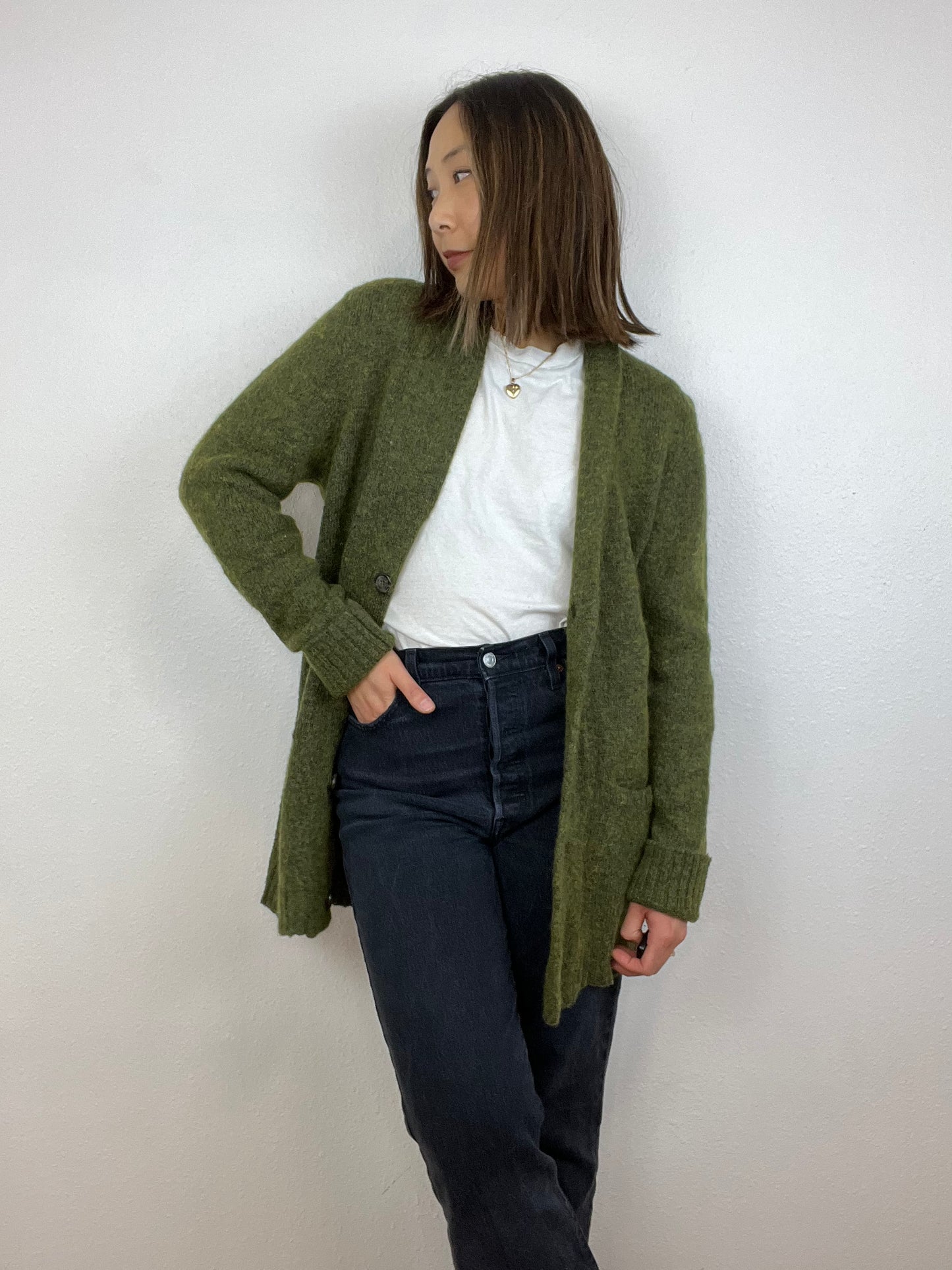 MADE IN ITALY WOOL CARDIGAN