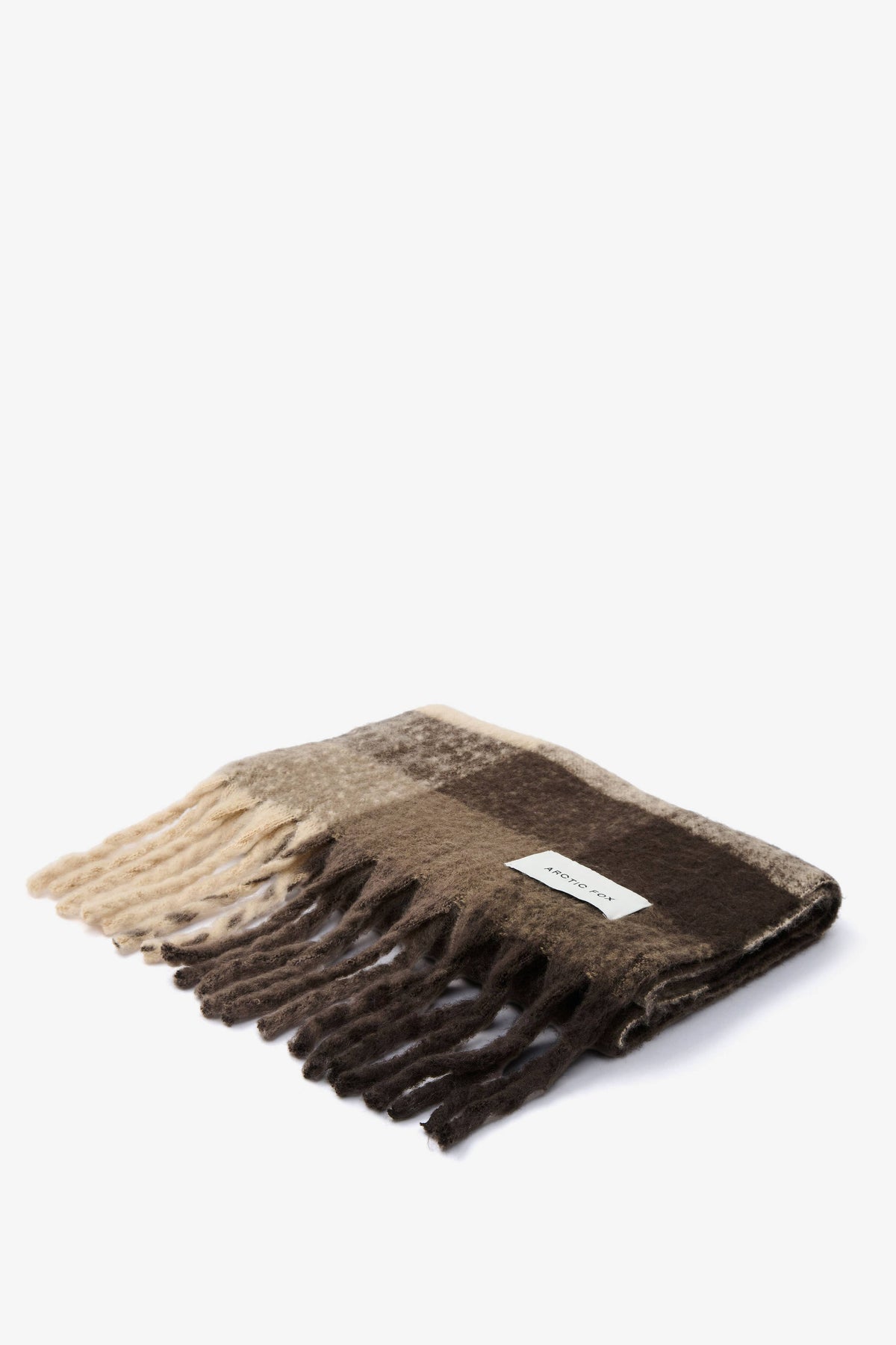 SCARF- BROWN CHECK
