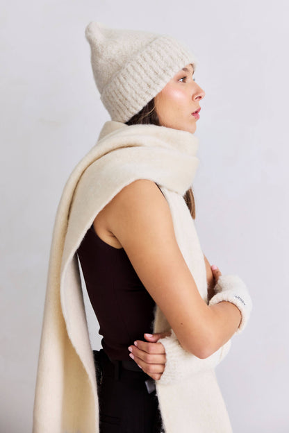 BEANIE- PEBBLE BEIGE