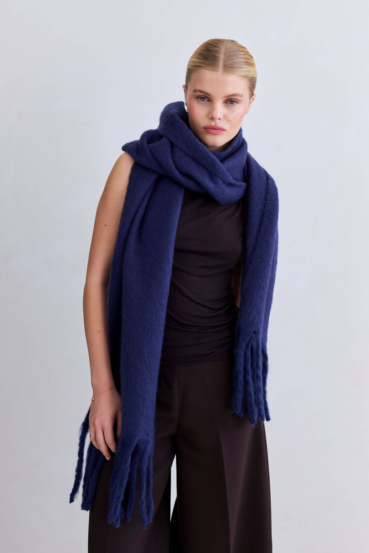 SCARF- MIDNIGHT BLUE