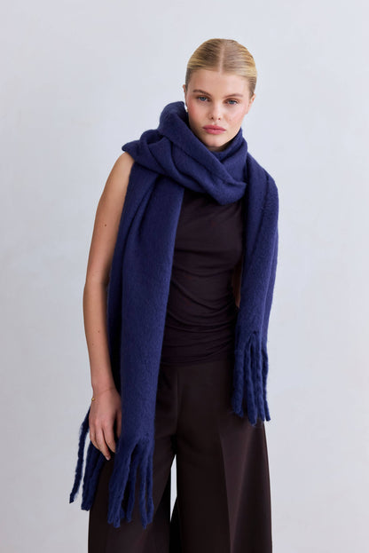 SCARF- MIDNIGHT BLUE