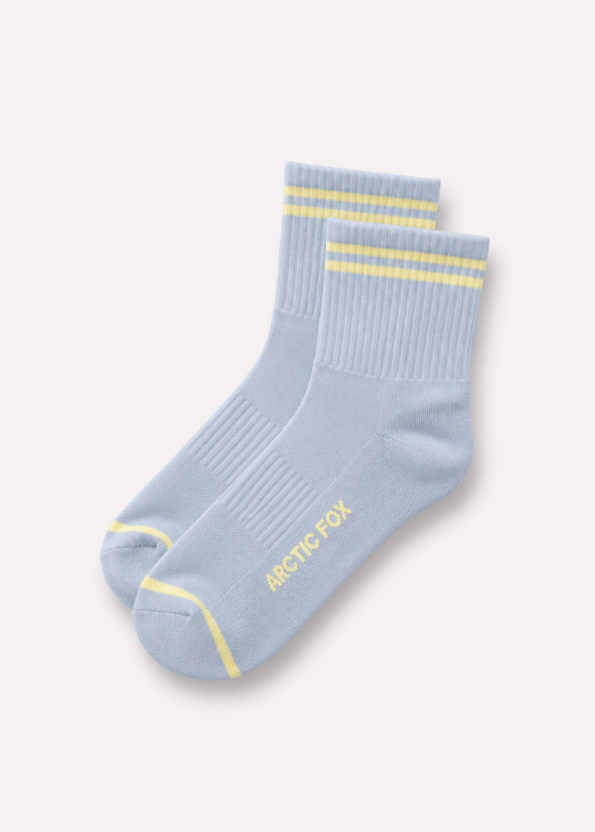 STRIPED SOCK- BLUE AURA