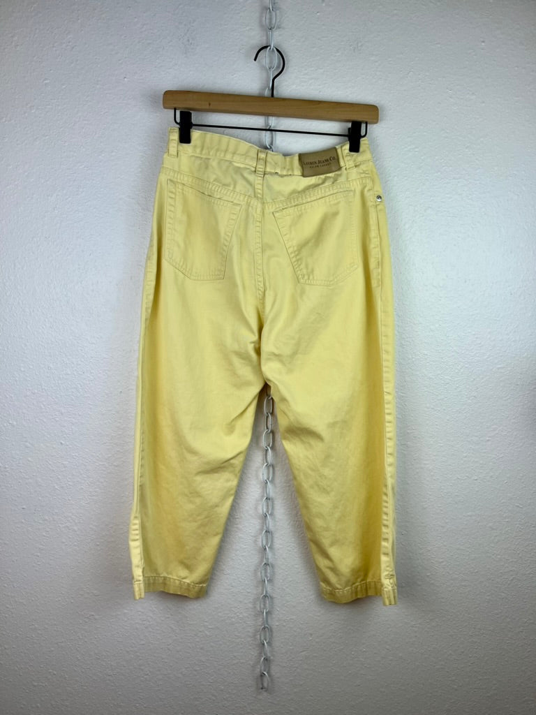 RALPH LAUREN YELLOW CAPRIS