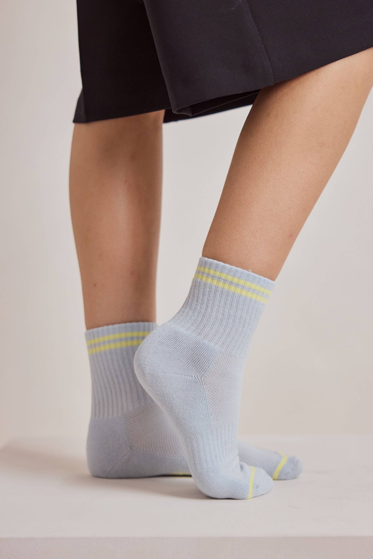 STRIPED SOCK- BLUE AURA