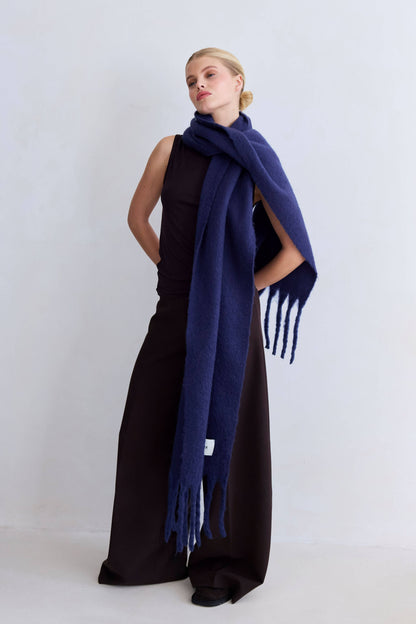 SCARF- MIDNIGHT BLUE