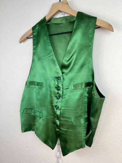 REVERSIBLE PLAID VEST