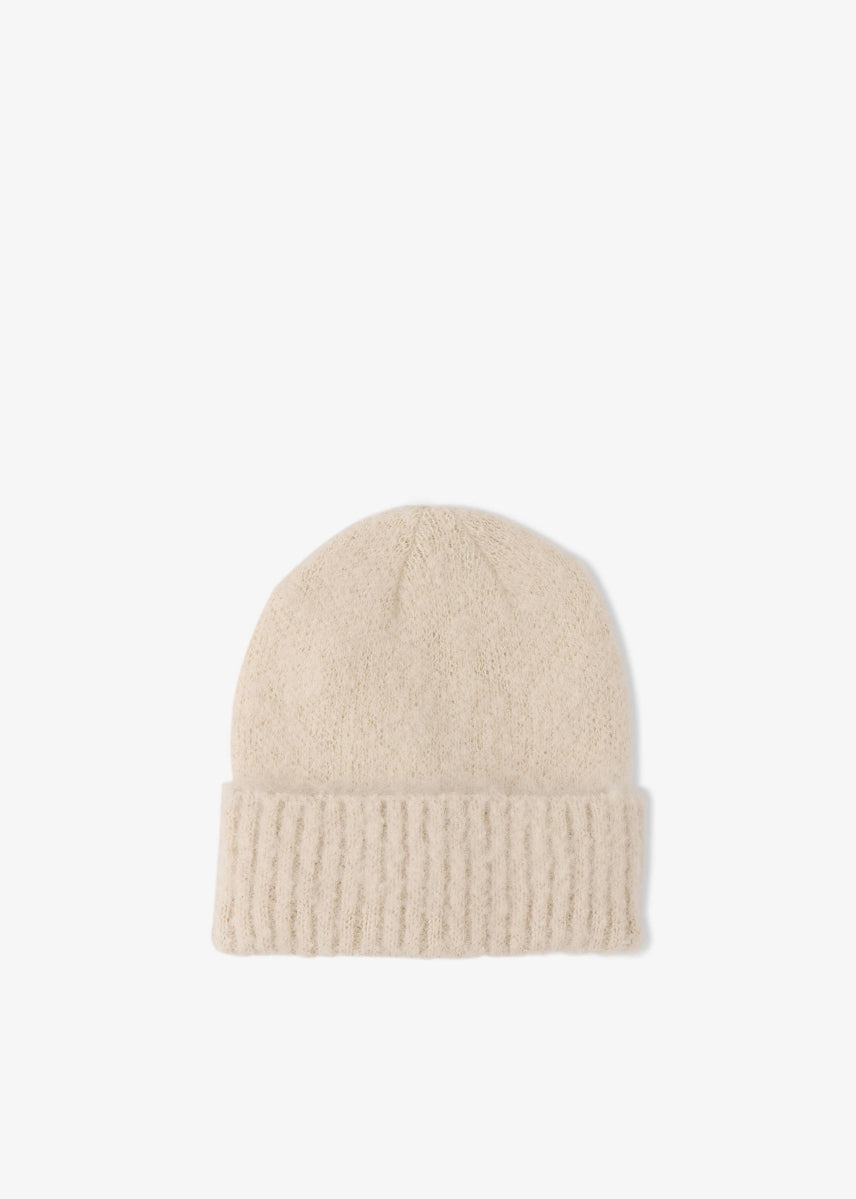 BEANIE- PEBBLE BEIGE