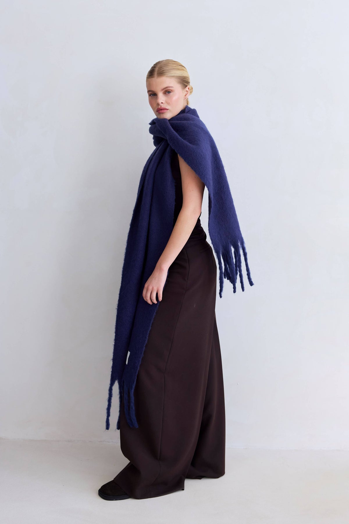 SCARF- MIDNIGHT BLUE