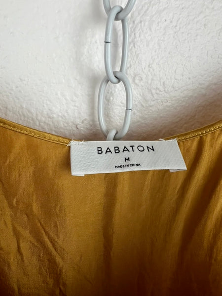 BABATON GOLD SILK CAMISOLE