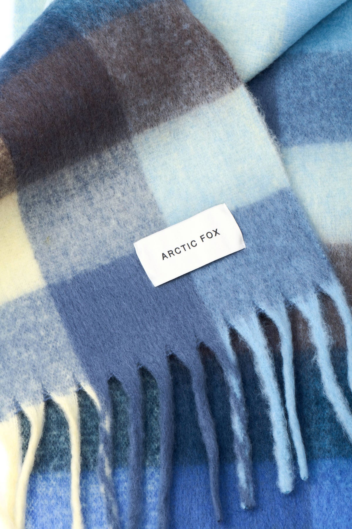 SCARF- BLUE/YELLOW CHECK