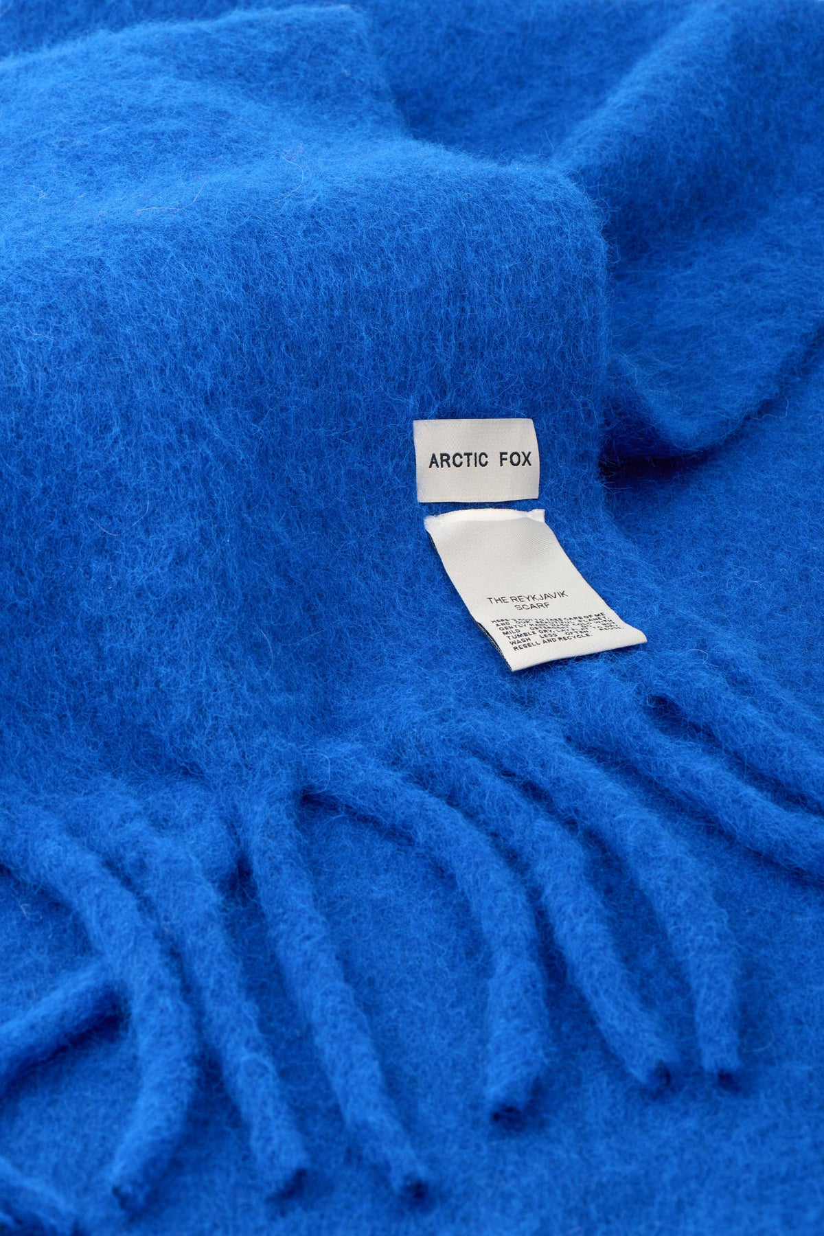 SCARF- ELECTRIC BLUE WOOL