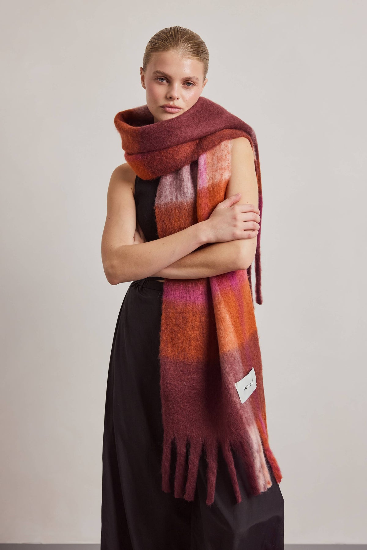 SCARF- AUTUMNAL FALLS CHECK