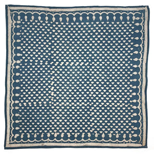 BLOCK PRINT BANDANA- INDIGO