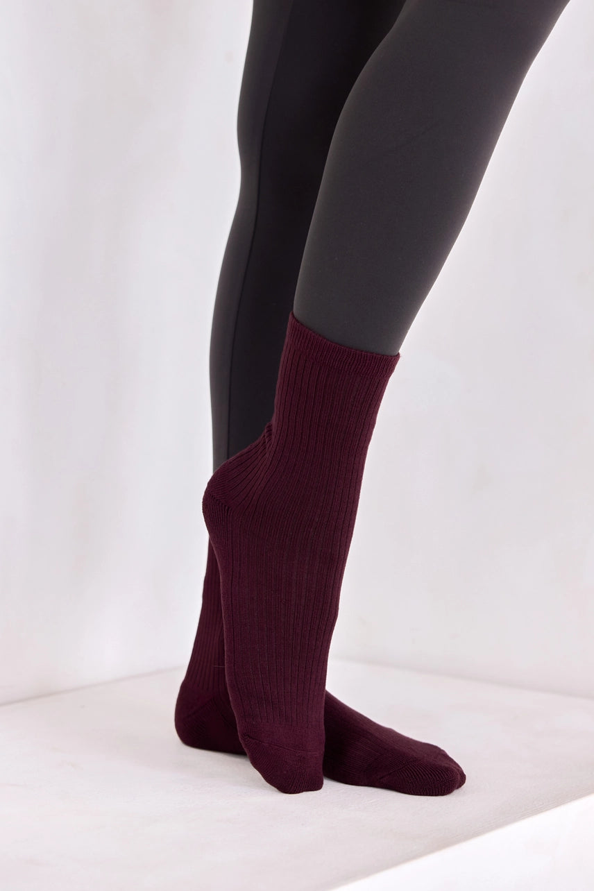 THE EVERYDAY SOCK - PLUM