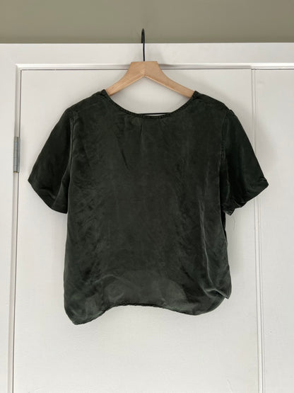 OFF BLACK SIDE TIE TOP