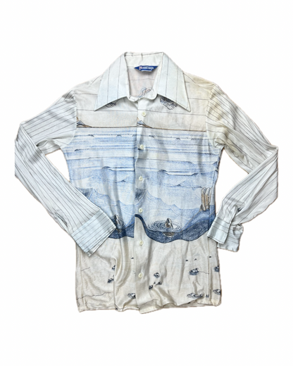 1970s "HAND OF GOD" DISCO SHIRT