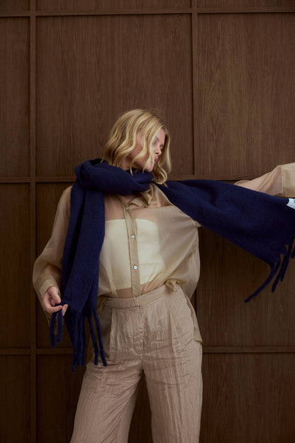 SCARF- MIDNIGHT BLUE