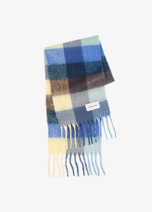 SCARF- BLUE/YELLOW CHECK