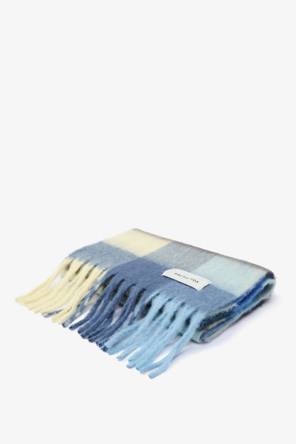 SCARF- BLUE/YELLOW CHECK