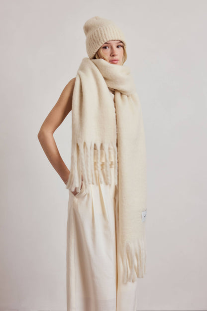 SCARF- PEBBLE BEIGE