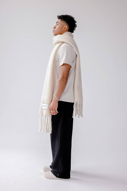 SCARF- PEBBLE BEIGE