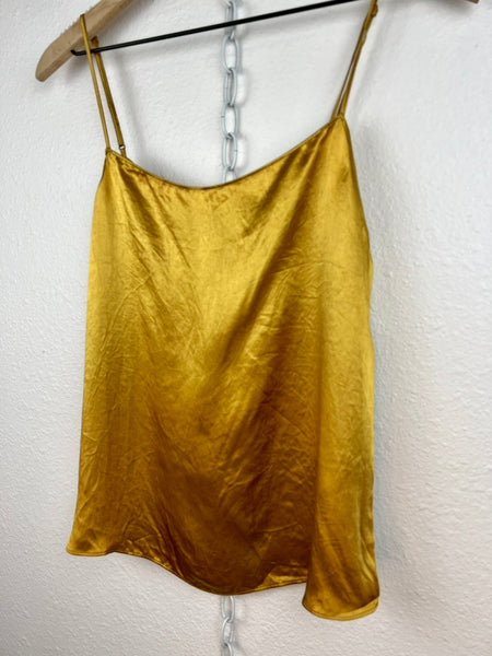 BABATON GOLD SILK CAMISOLE