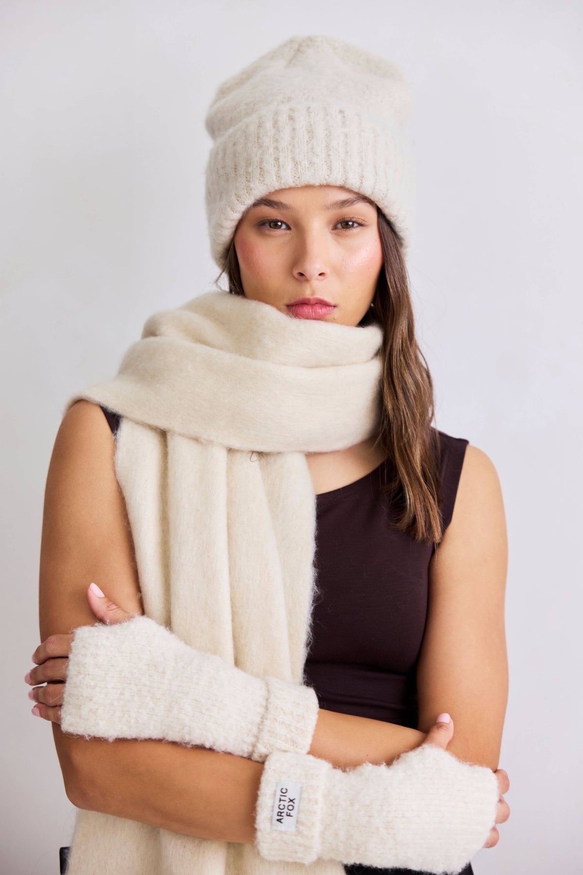 BEANIE- PEBBLE BEIGE