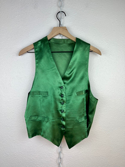 REVERSIBLE PLAID VEST