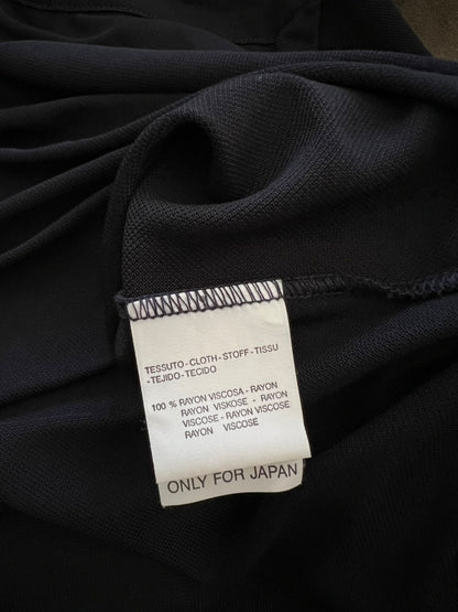 DESIGNER~ MAX MARA BLACK MESH LONG SLEEVE TOP