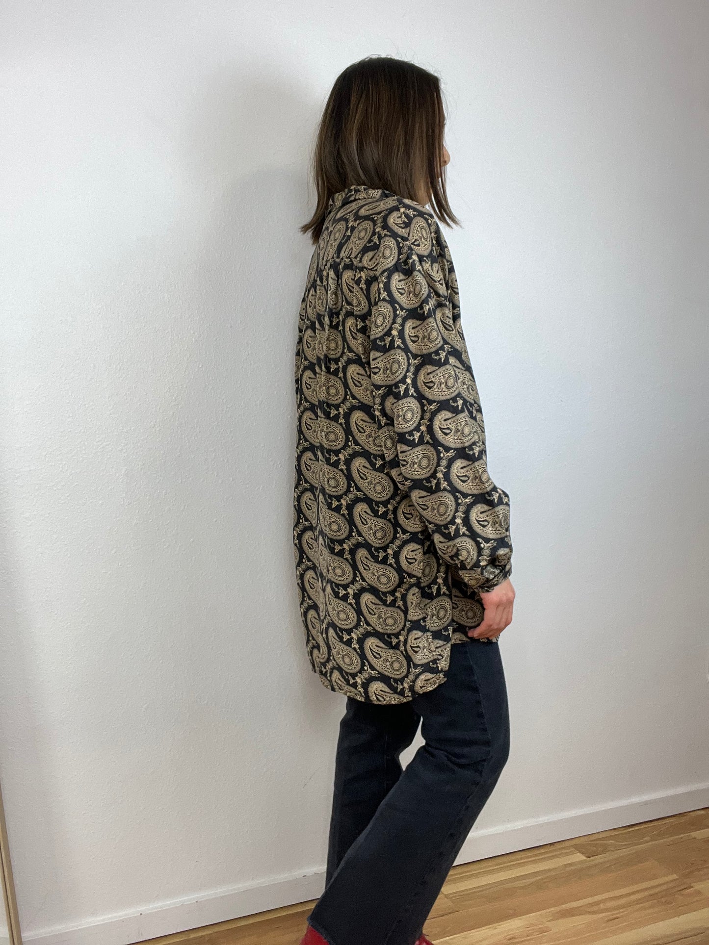 SILK PAISLEY BLOUSE