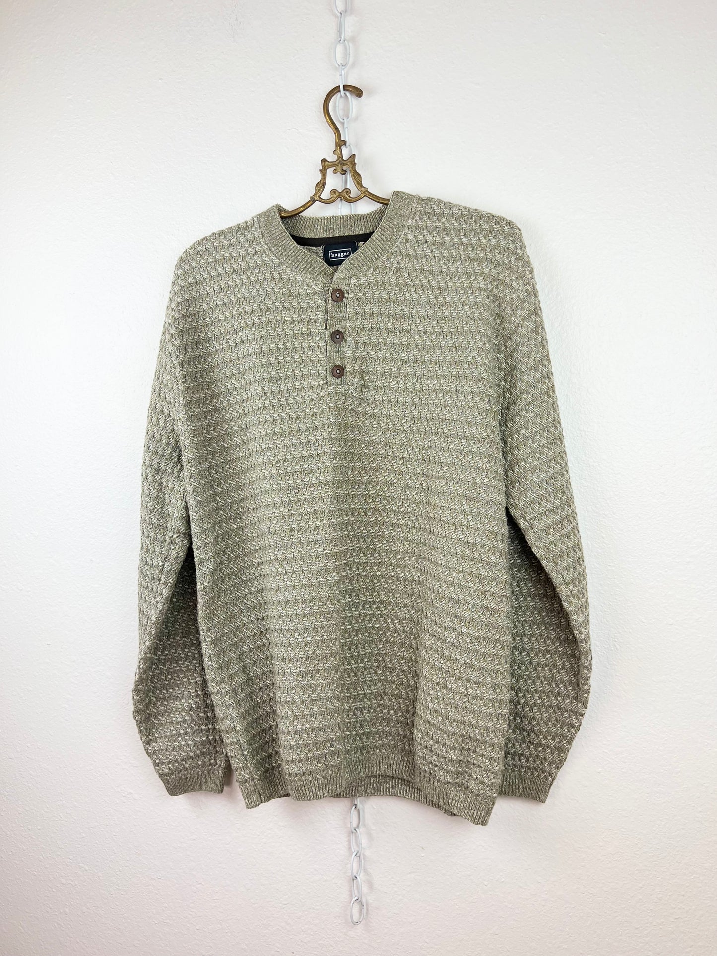 HAGGER HENLEY SWEATER