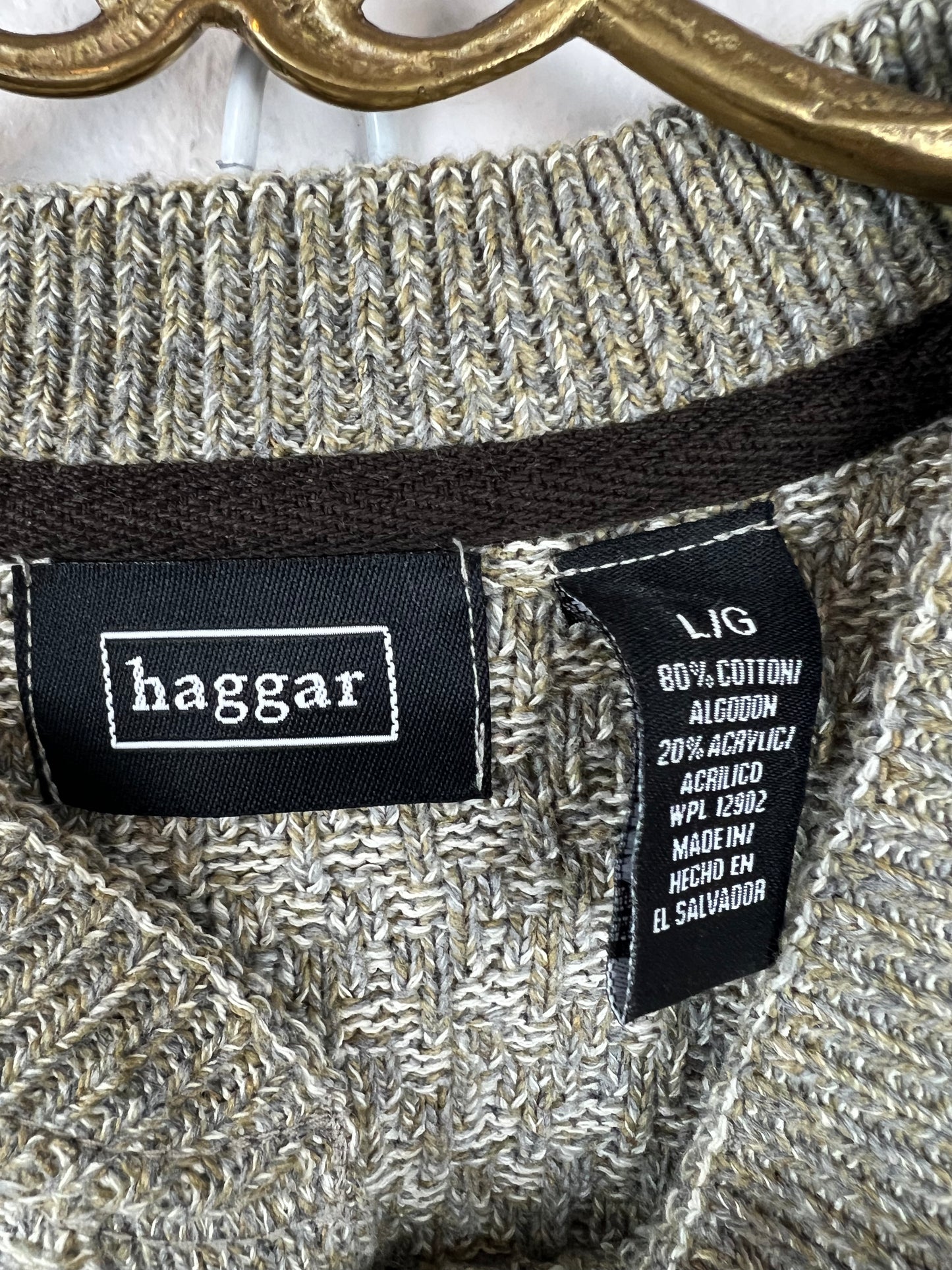 HAGGER HENLEY SWEATER