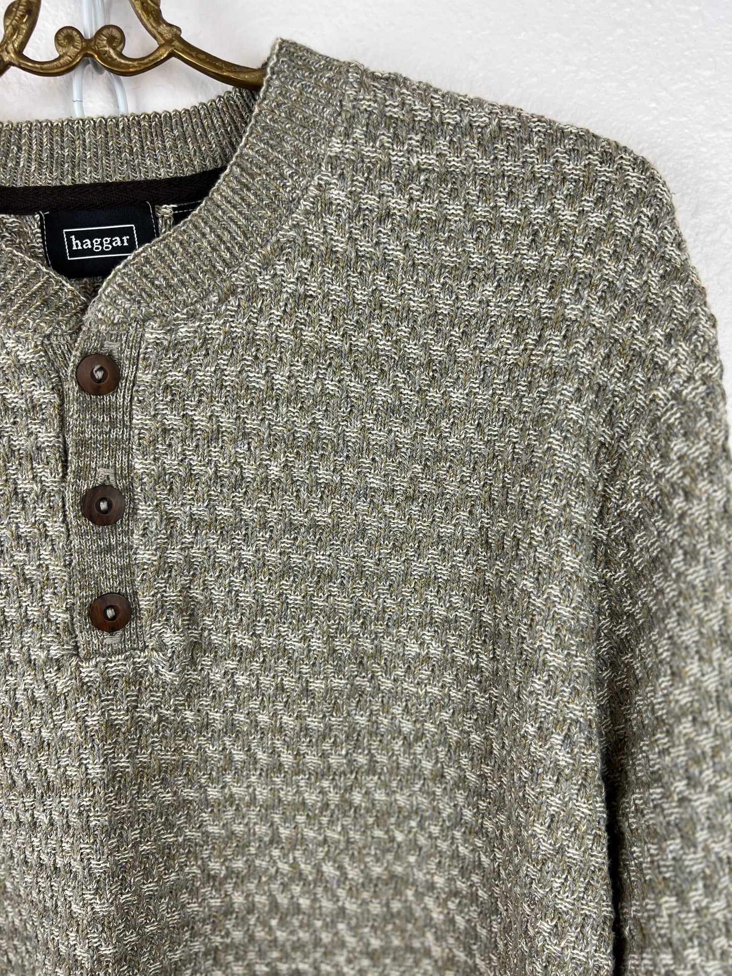 HAGGER HENLEY SWEATER