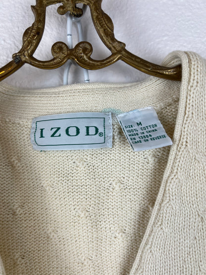 IZOD TEXTURED CARDIGAN
