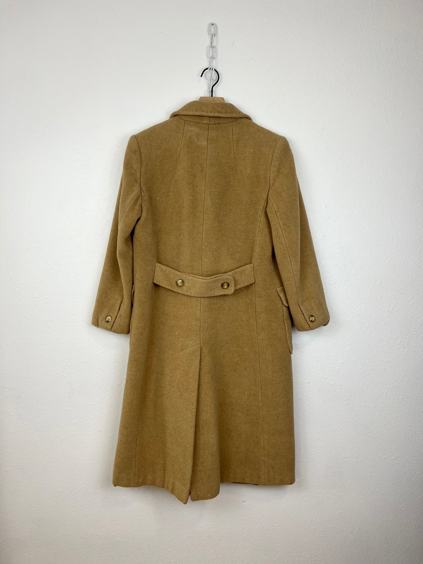 CAMEL HAIR PEACOAT