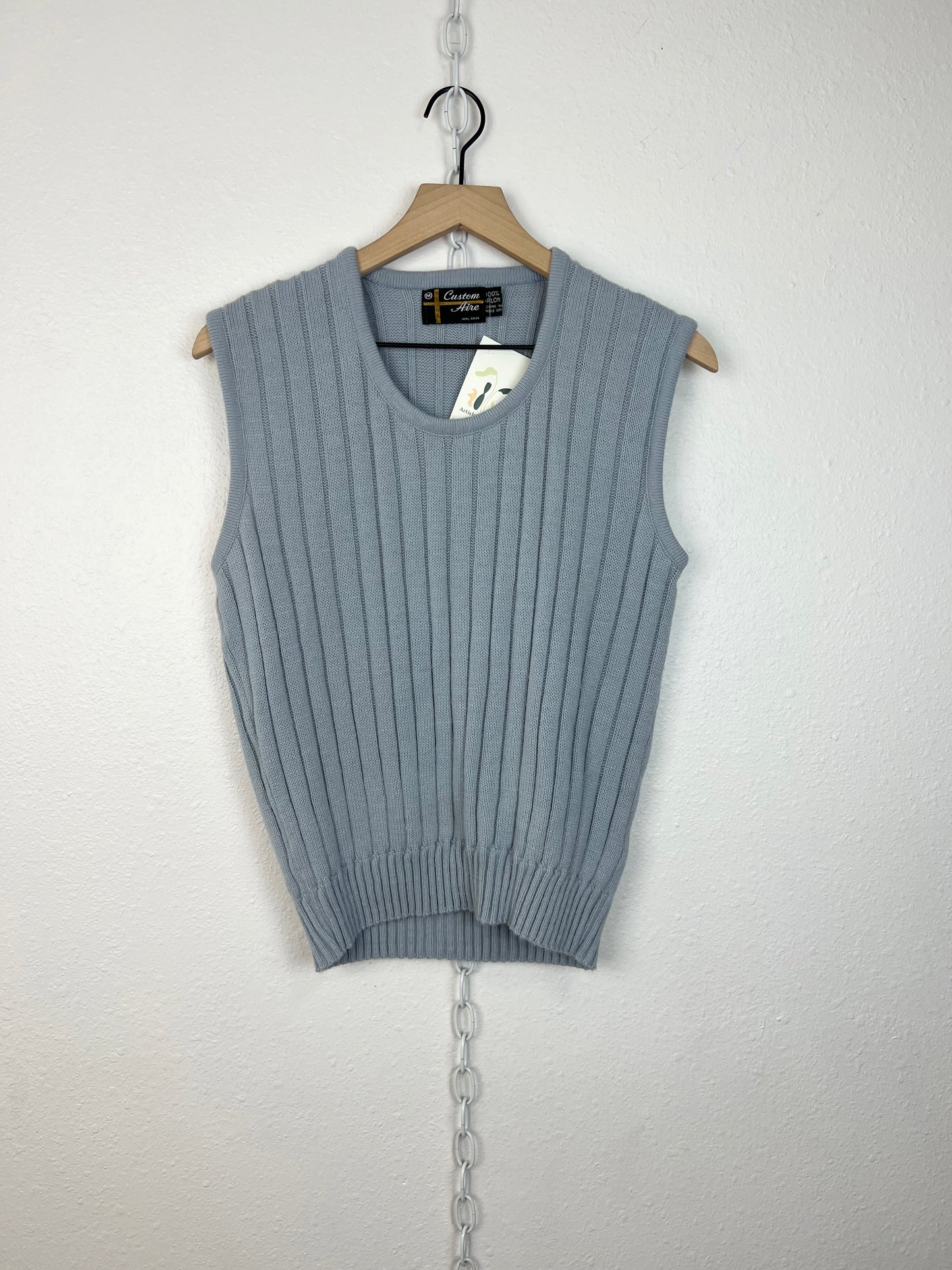 VINTAGE RIBBED SWEATER VEST