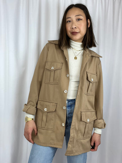 VINTAGE UTILITY BUTTON DOWN