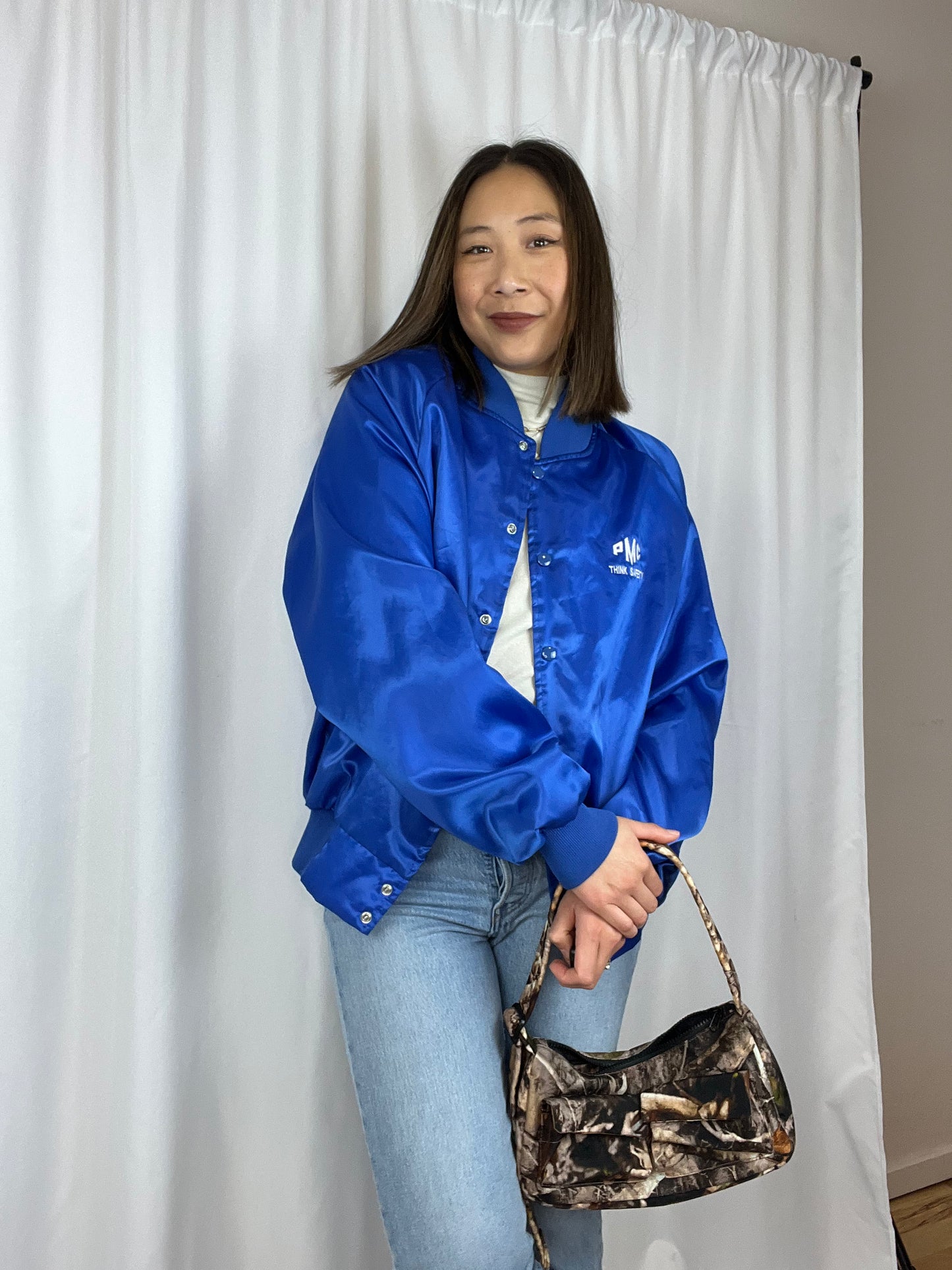 PMC SATIN BOMBER JACKET