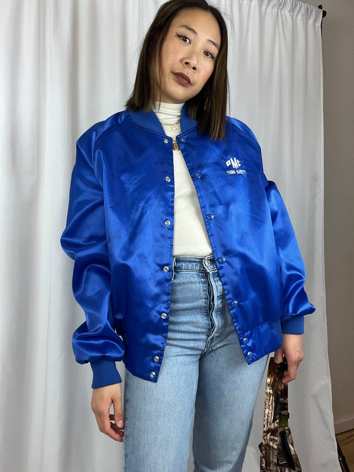 PMC SATIN BOMBER JACKET