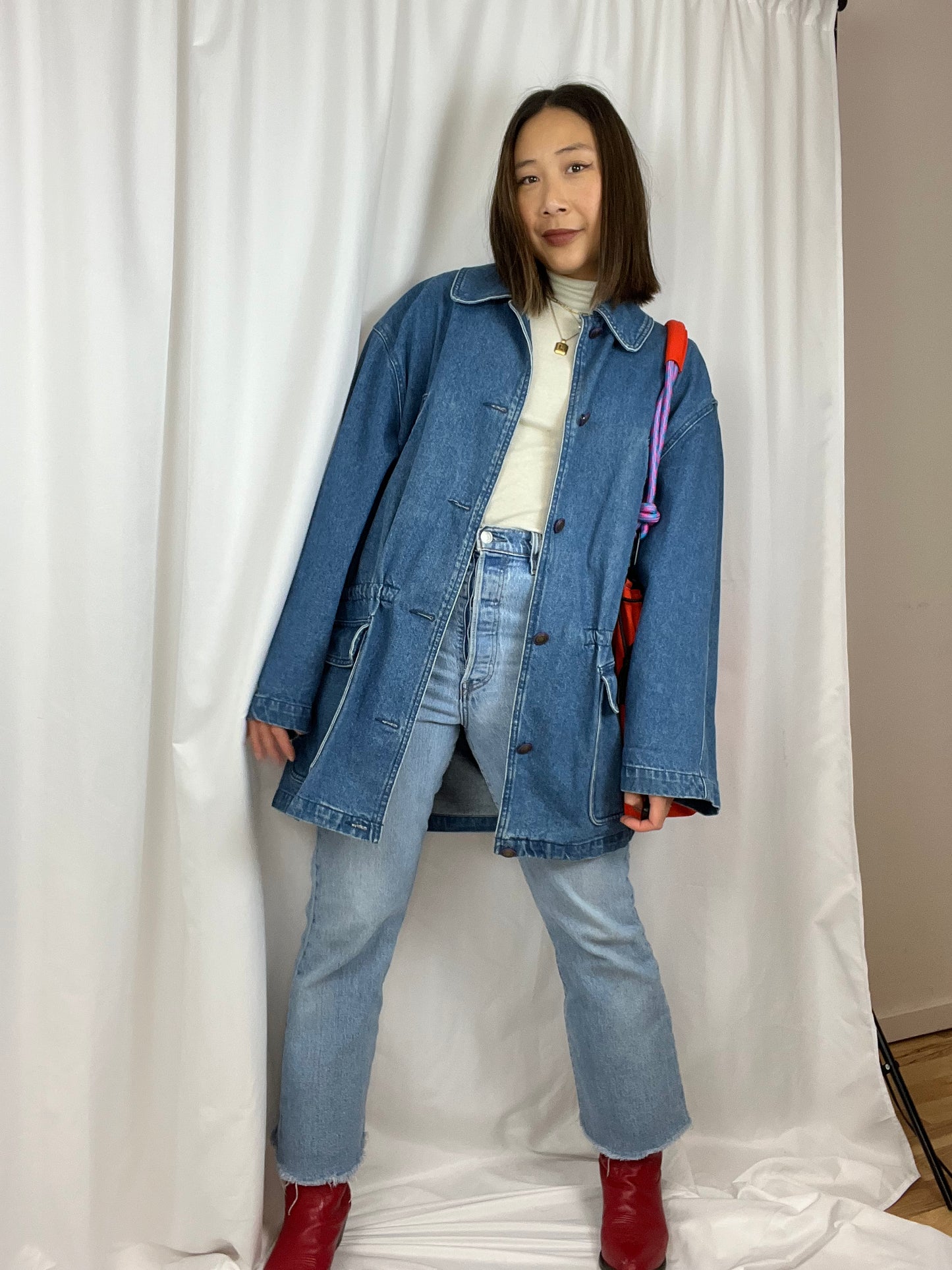 MACKINTOSH DENIM CHORE COAT